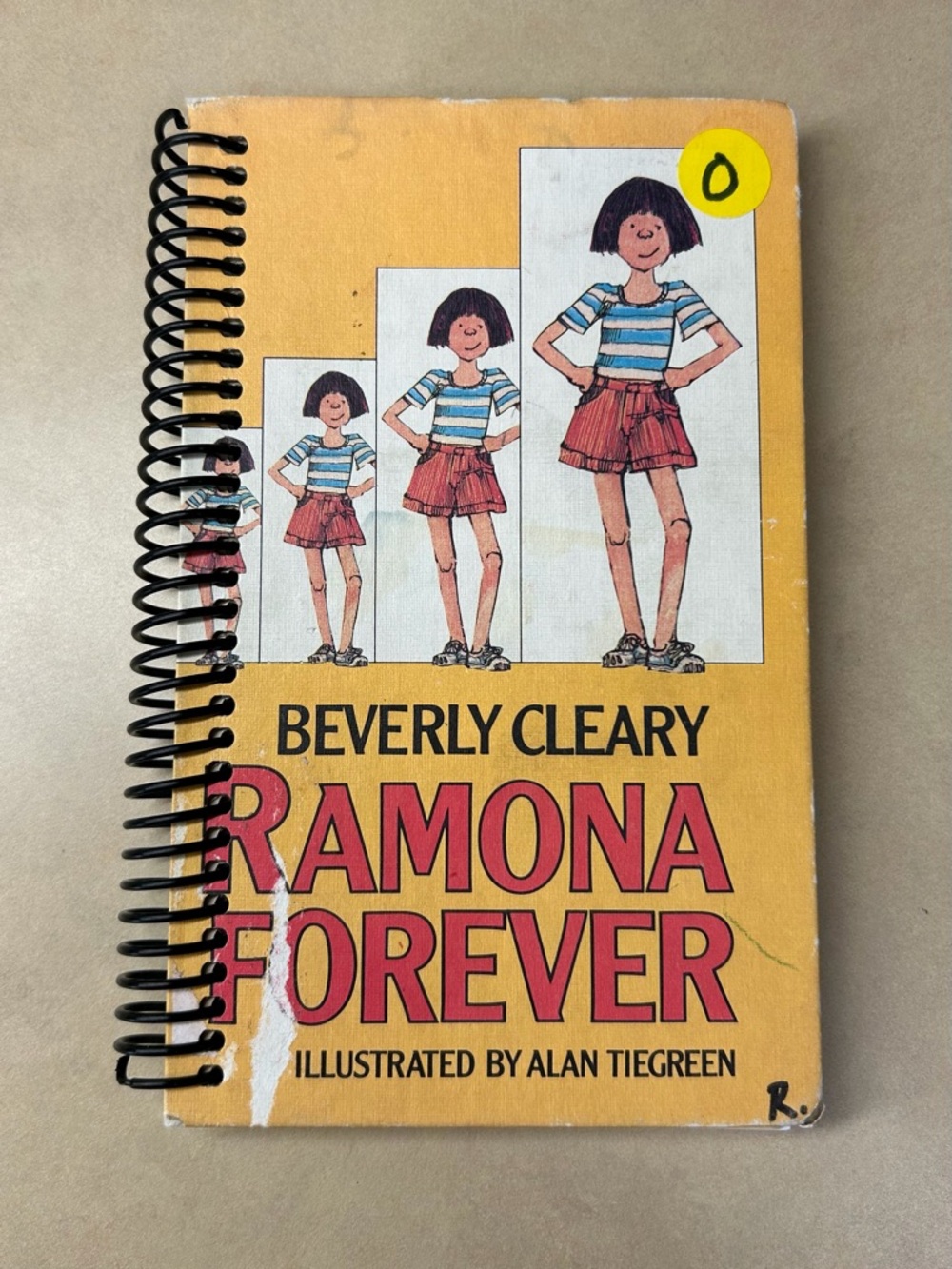 JUNK JOURNAL MADE FROM OLD VINTAGE BOOK Romona Forever Beverly Clearly LOOK!